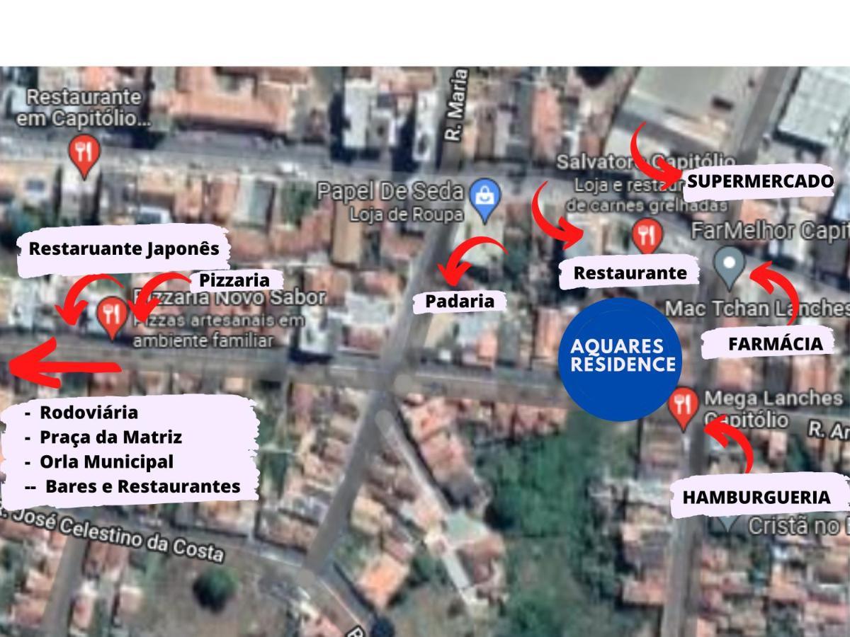 Capitólio Aquares Residence - Apartamento Para Temporada מראה חיצוני תמונה